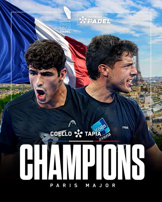 Read more about the article Tapia and Coello Crowned Champions at Roland Garros Paris Major Premier Padel™