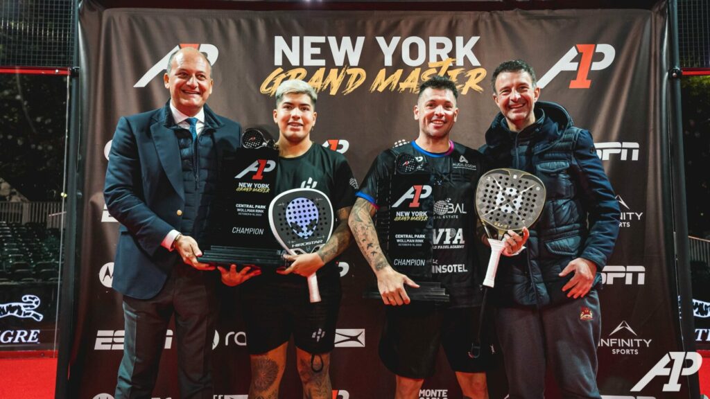 Read more about the article Tolito Aguirre and Tito Allemandi win the New York Grand Master of A1 Padel