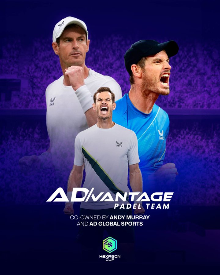 Read more about the article Andy Murray launches AD/vantage padel team for 2024