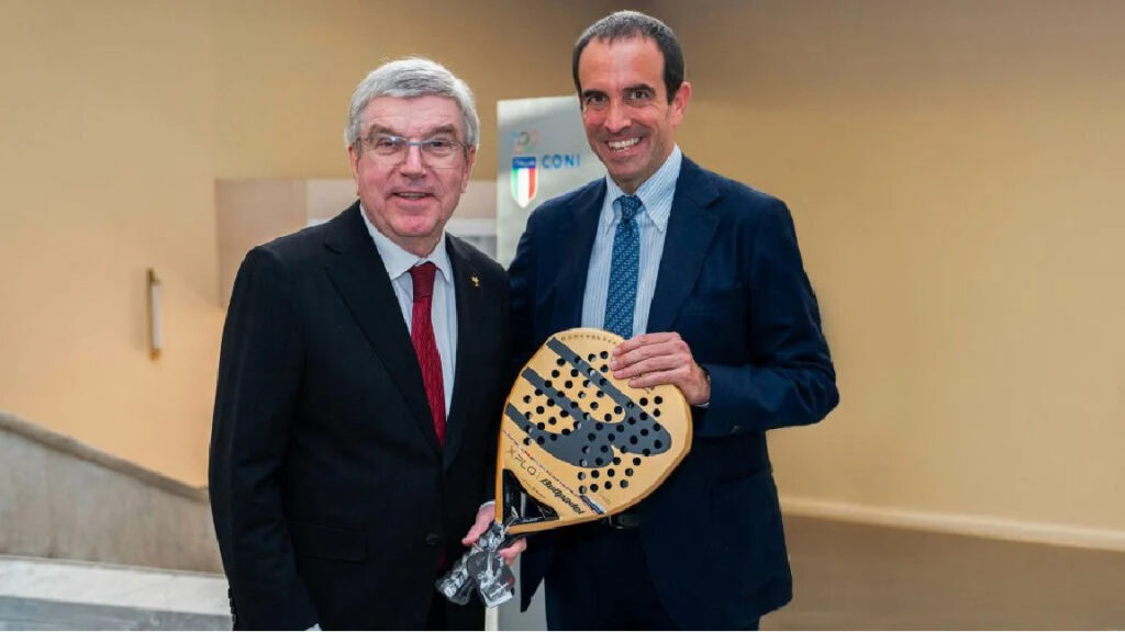 Read more about the article Thomas Bach to Carraro: “You have done a great job spreading padel worldwide”