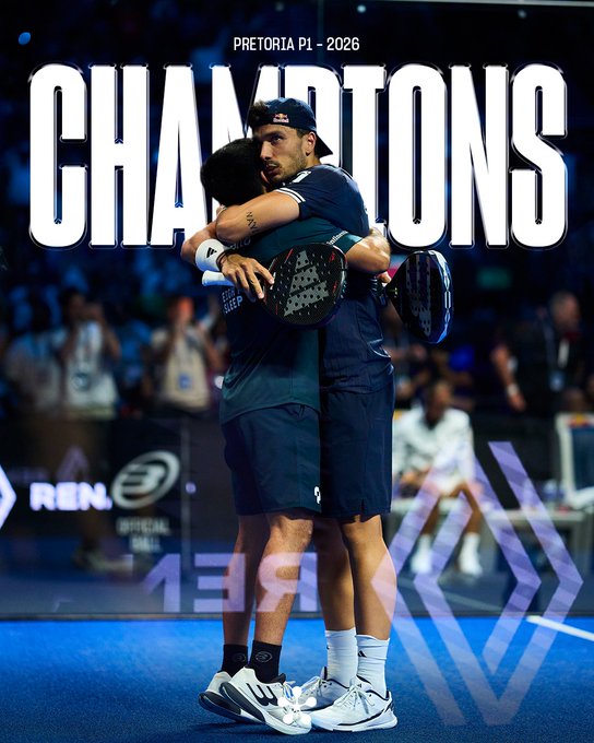 Read more about the article Premier Padel Pretoria P1 : Titles for Brea-Triay and the ‘Chingalan’: Fernandez-Calvo and Leal-Guerrero see their dream end at the final hurdle