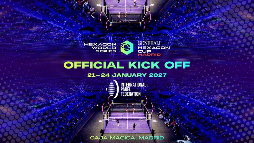 Read more about the article Hexagon World Series and International Padel Federation Announce GENERALI Hexagon Cup Madrid as Its Inaugural Event and 2027 Season Opener