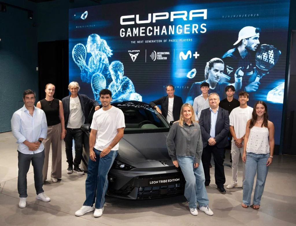 Read more about the article From rookie to pro, CUPRA and Movistar Plus premiere GAMECHANGERS: The next generation of padel players